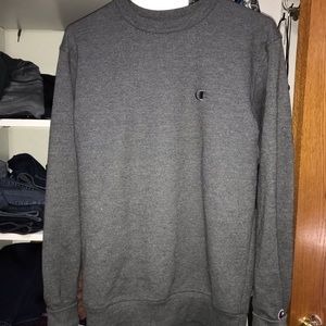dark gray champion sweatshirt